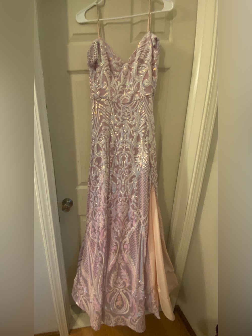 Elegant Sequin Embellished Gown